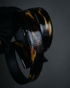 “Roger Vivier” 2010’s Patent tortoiseshell buckle belt