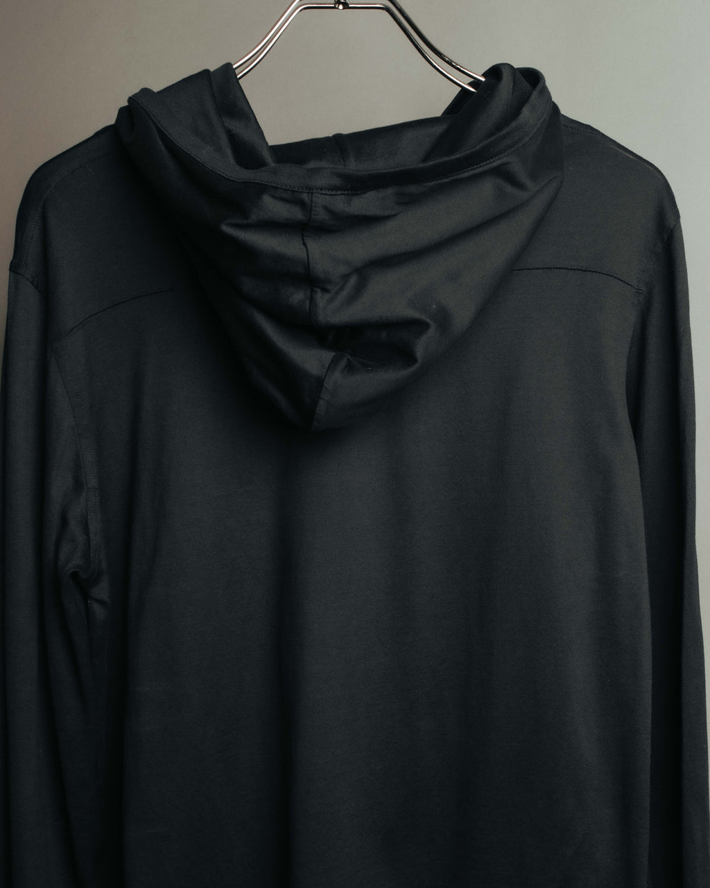 "Dior" 00's Vintage minimalist full-zip jersey hooded sweatshirt