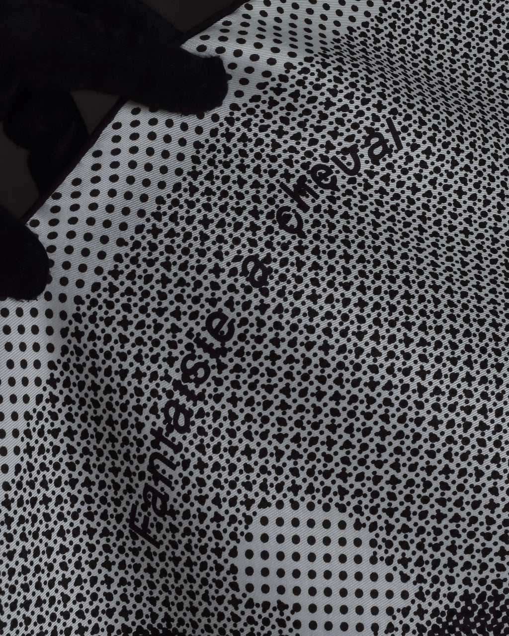 "HERMES" Silk fantaisie a cheval carré scarf 70