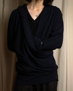 "Max Mara" Draping design hooded coat