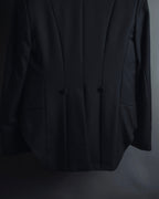 "Saint Laurent Paris" Modern tailcoat design jacket