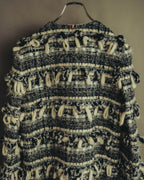 "THOM BROWNE" 2010's-20's Textured double breasted boucle coat