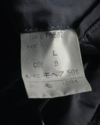 Abrigo de mezcla de mohair de doble botonadura de los años 90 de Christian Dior MONSIEUR