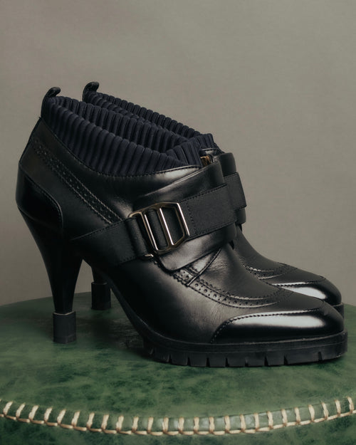 “HERMÈS” 2017-2022 Aw hybrid brogue sock ankle boots
