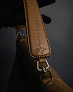 "PRADA" 90’s-00’s Minimalist embossed logo accordion bag