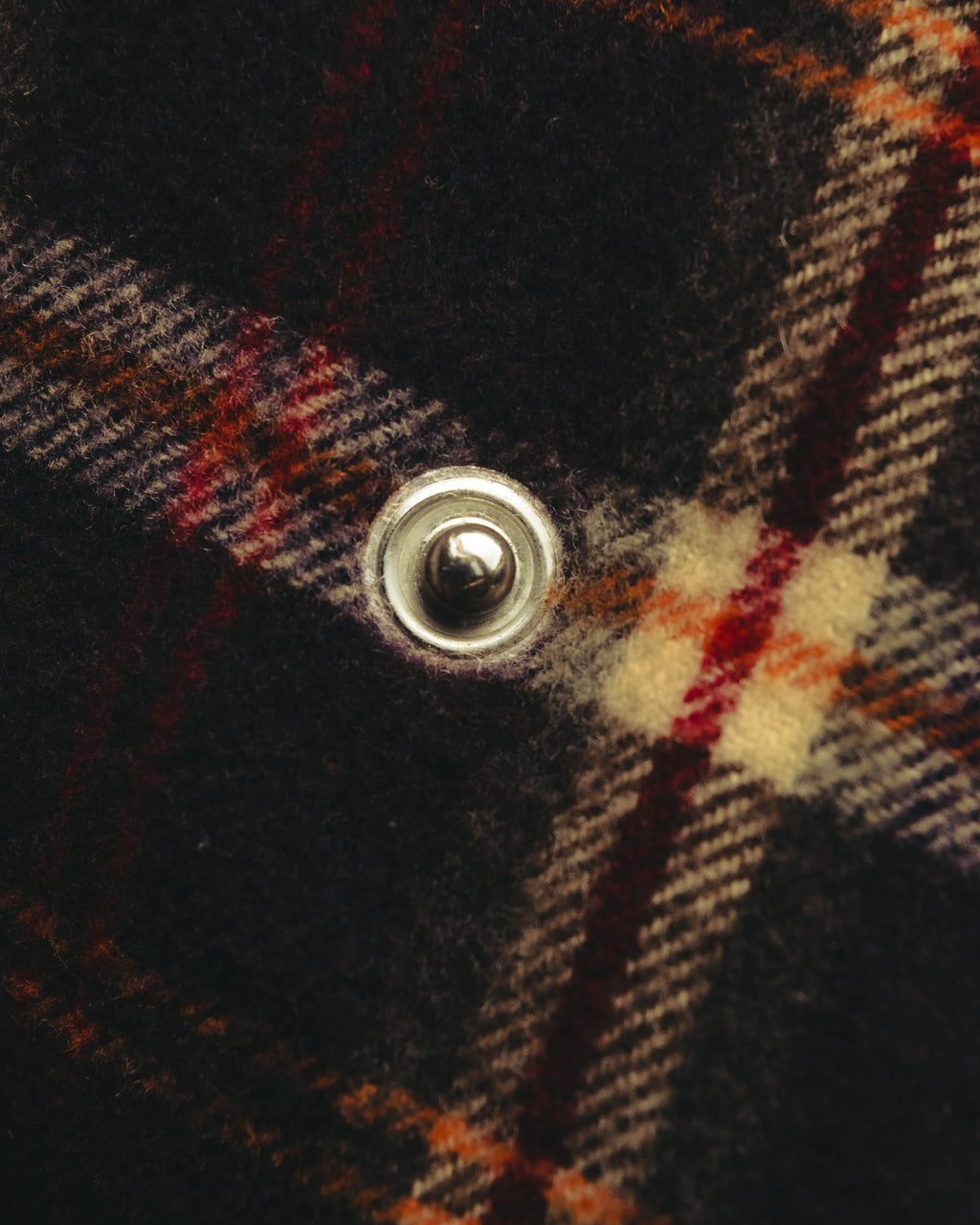 “sacai” 2010's Tartan wool cashmere padded hybrid coat