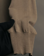 -SPECIAL- “HERMÈS” 90’s-00’s Trompe l’oeil cotton knit cardigan