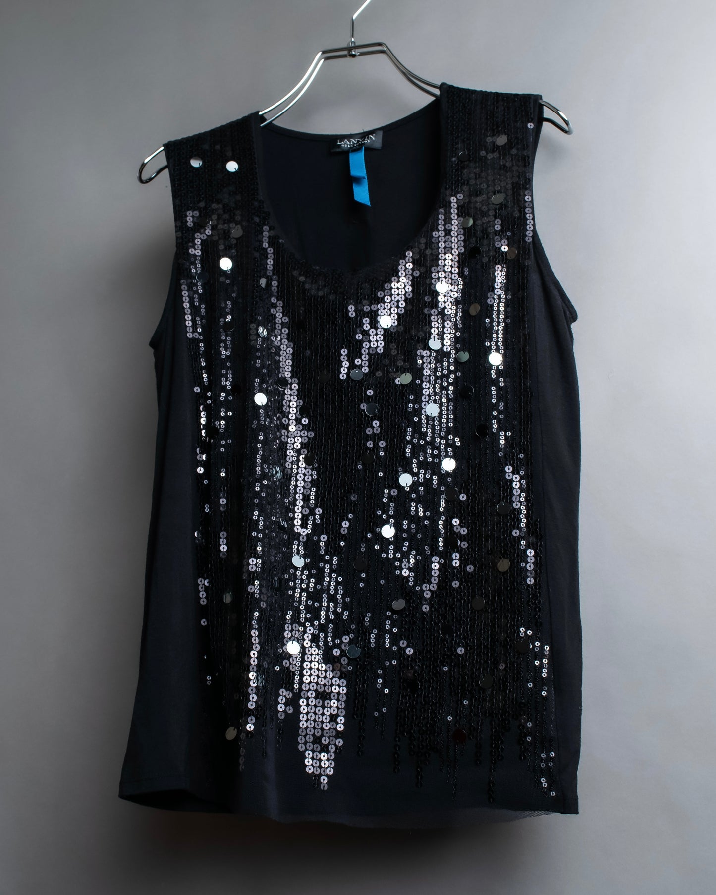 "LANVIN" Different sequin designs sleeveless pullover