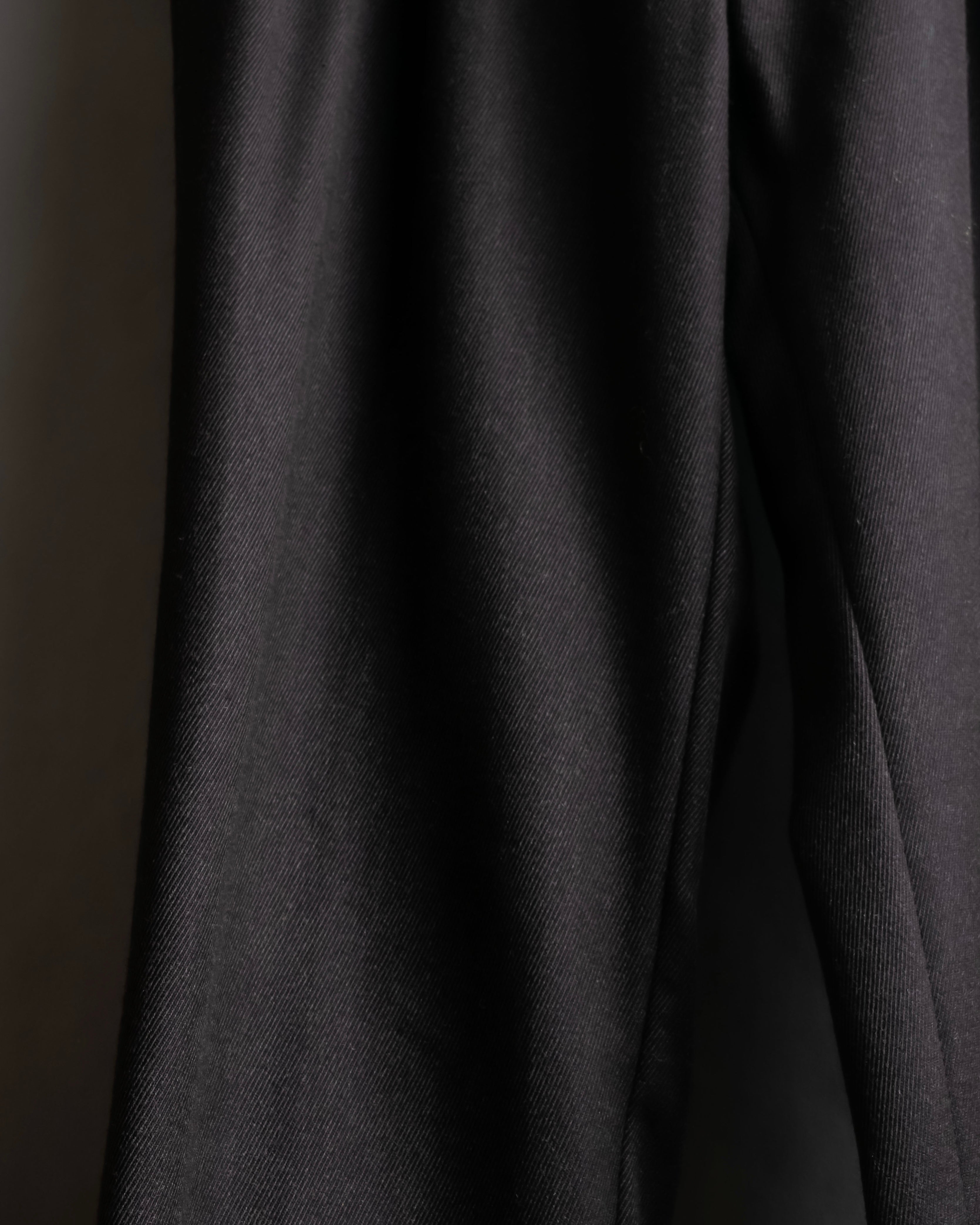 "Vintage wide tapered double-finished slacks"