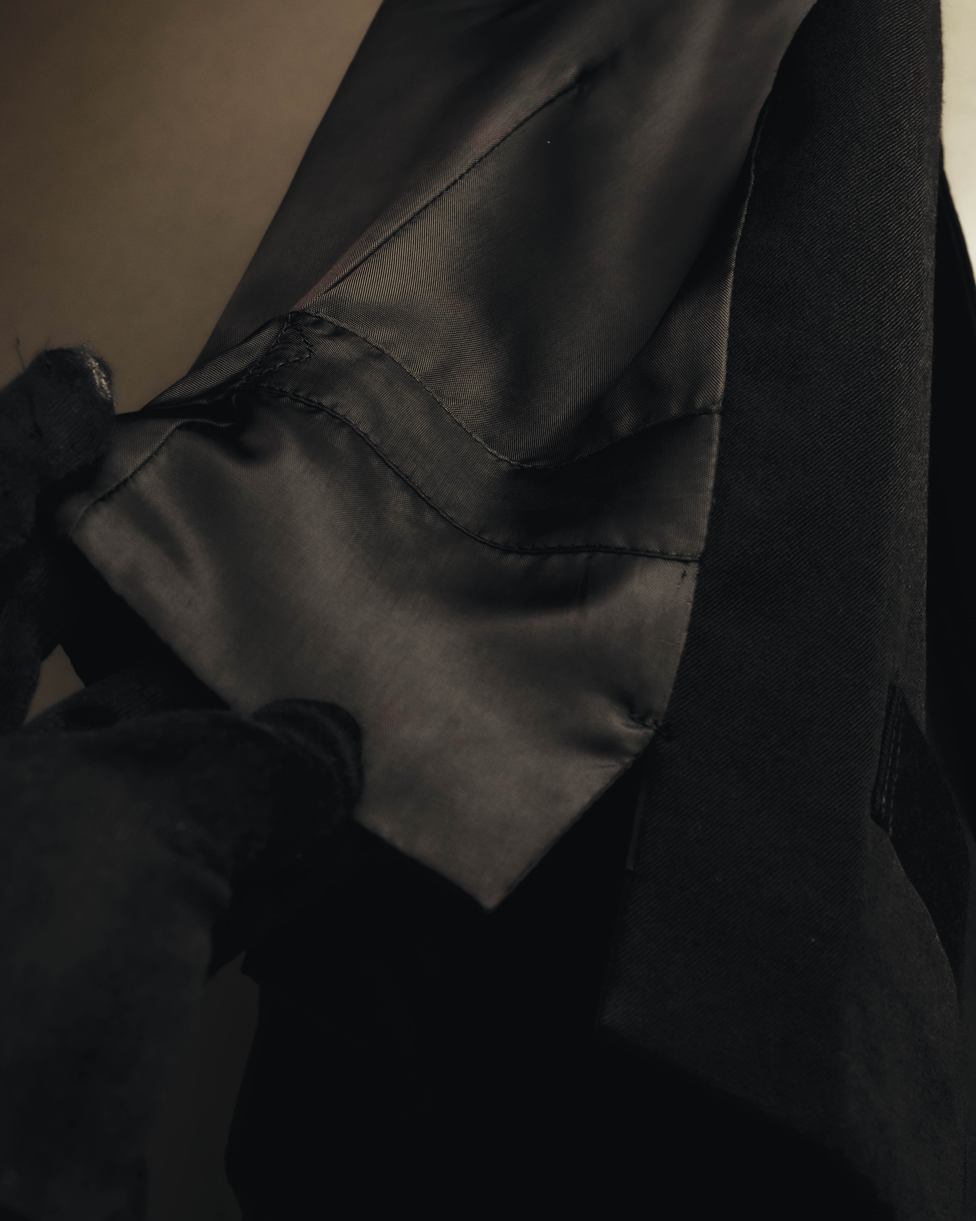 –SPECIAL– "tricot COMME des GARÇONS" 80's Tailored shawl-collar gilet