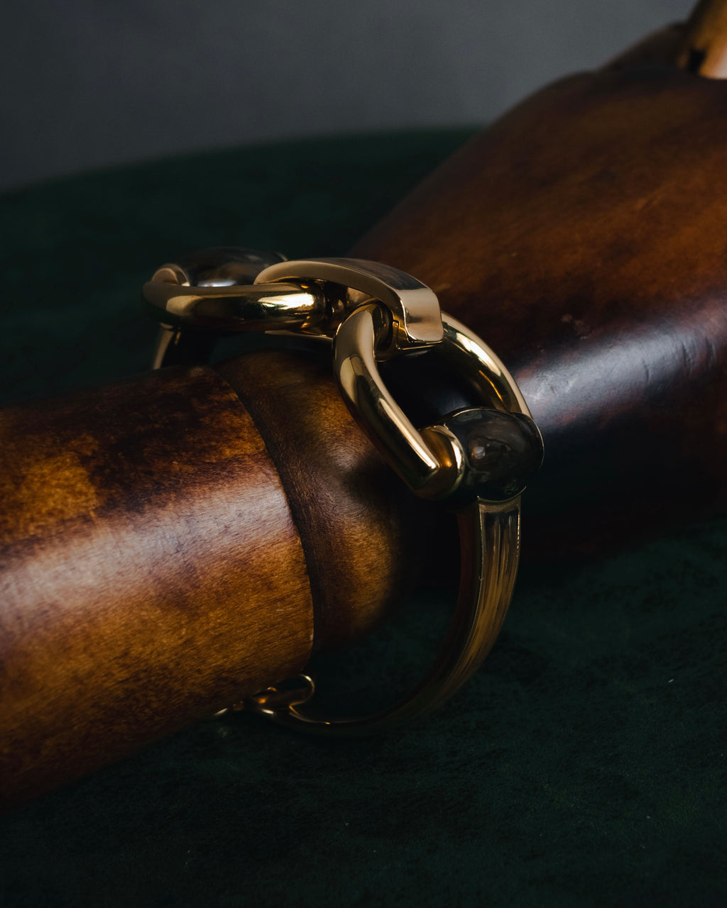 "GUCCI" 00’s Oversized horsebit link bracelet