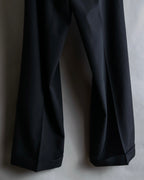 "JEAN PAUL GAULTIER FEMME"
 High-waisted straight draping slacks