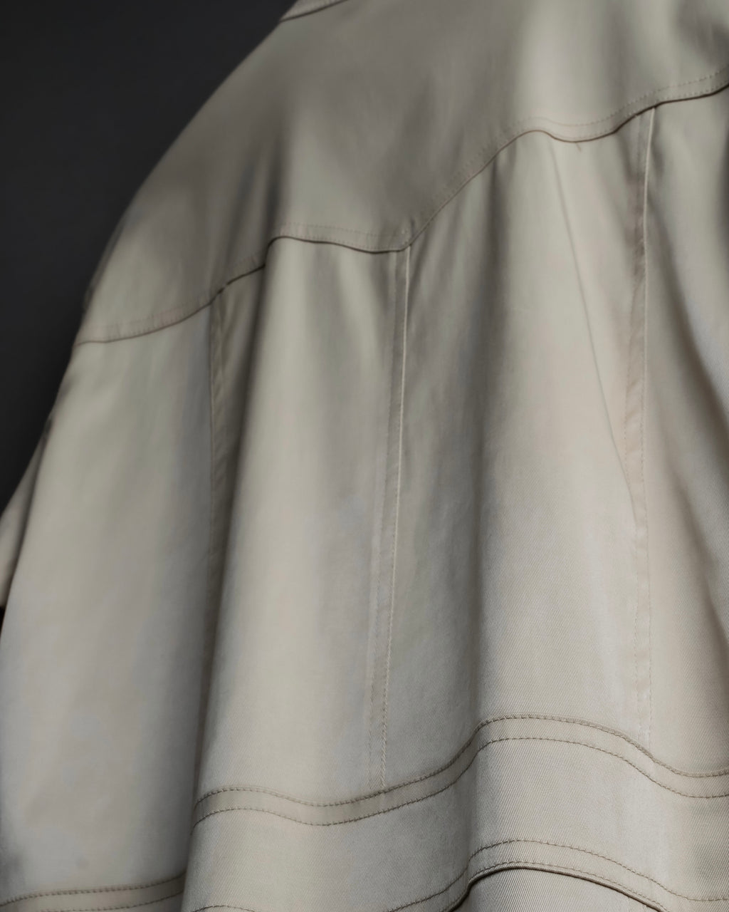 "PRADA" Military detail cotton jacket