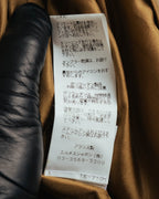 -SPECIAL- “HERMÈS” 90’s-00’s Margiela era draped wool trench coat