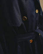 "CELINE" 70's-90's Classic belted trench coat