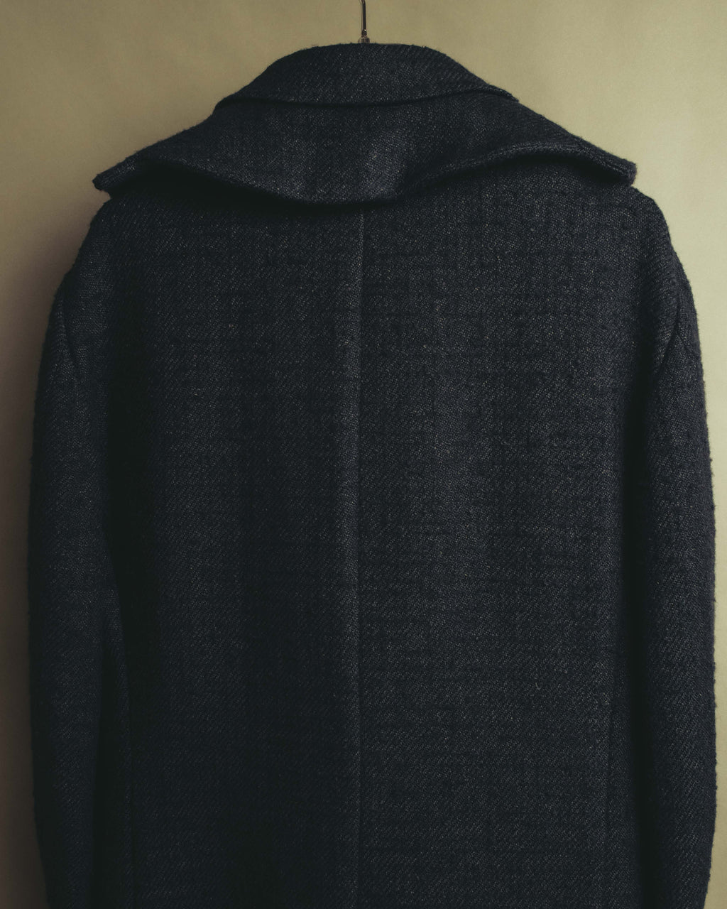 "BOTTEGA VENETA"  Late 90's-early 00's textured tailored short coat