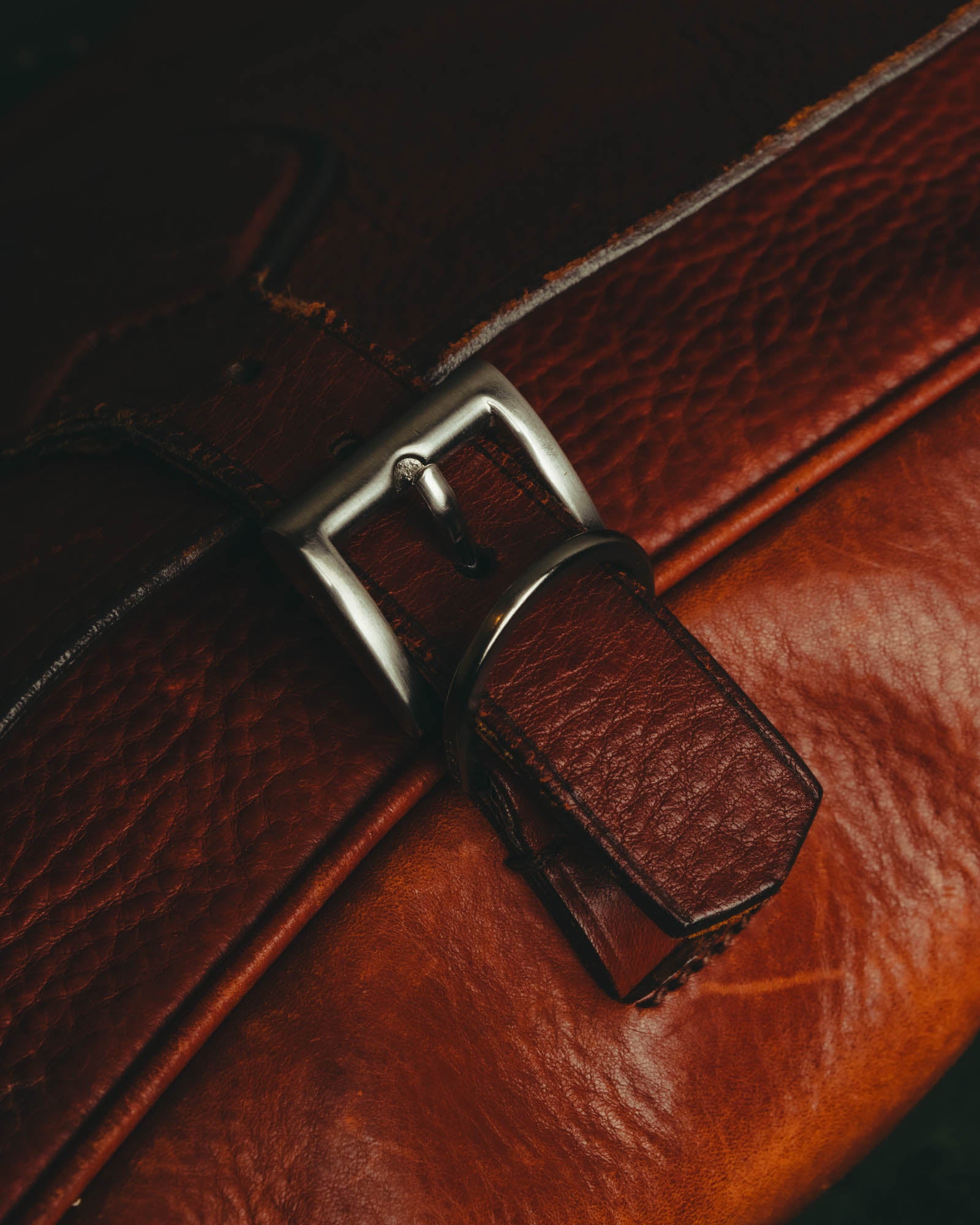 "PRADA" 90's-00's Pebbled leather shoulder bag