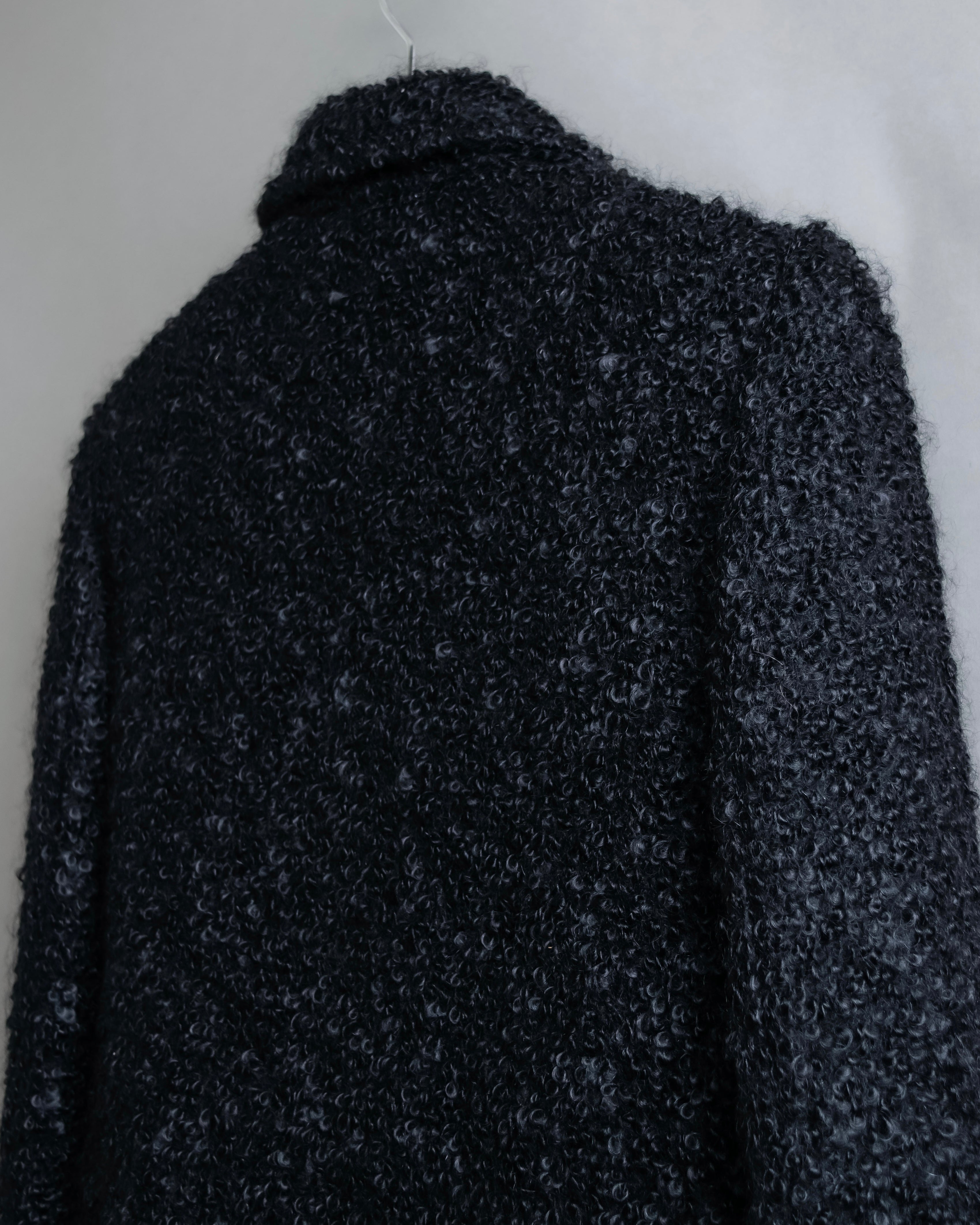 "GUCCI" Compact pattern bouclé wool jacket