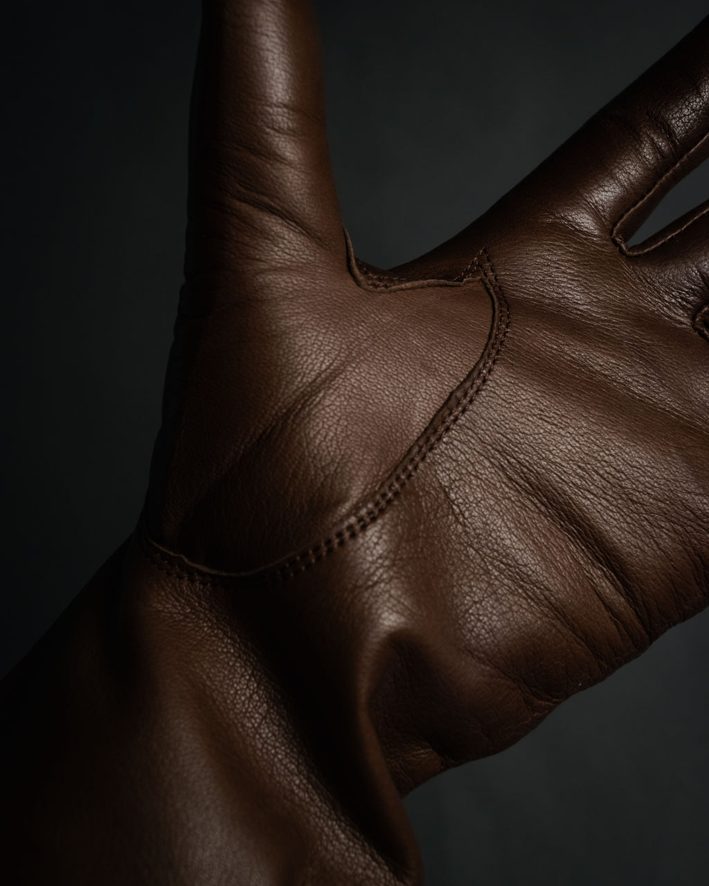 “Chloé” 2000’s Pittards leather minimalist gloves