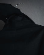 "GIANFRANCO FERRE" 90’s-00’s architecturally tailored three button wool blazer