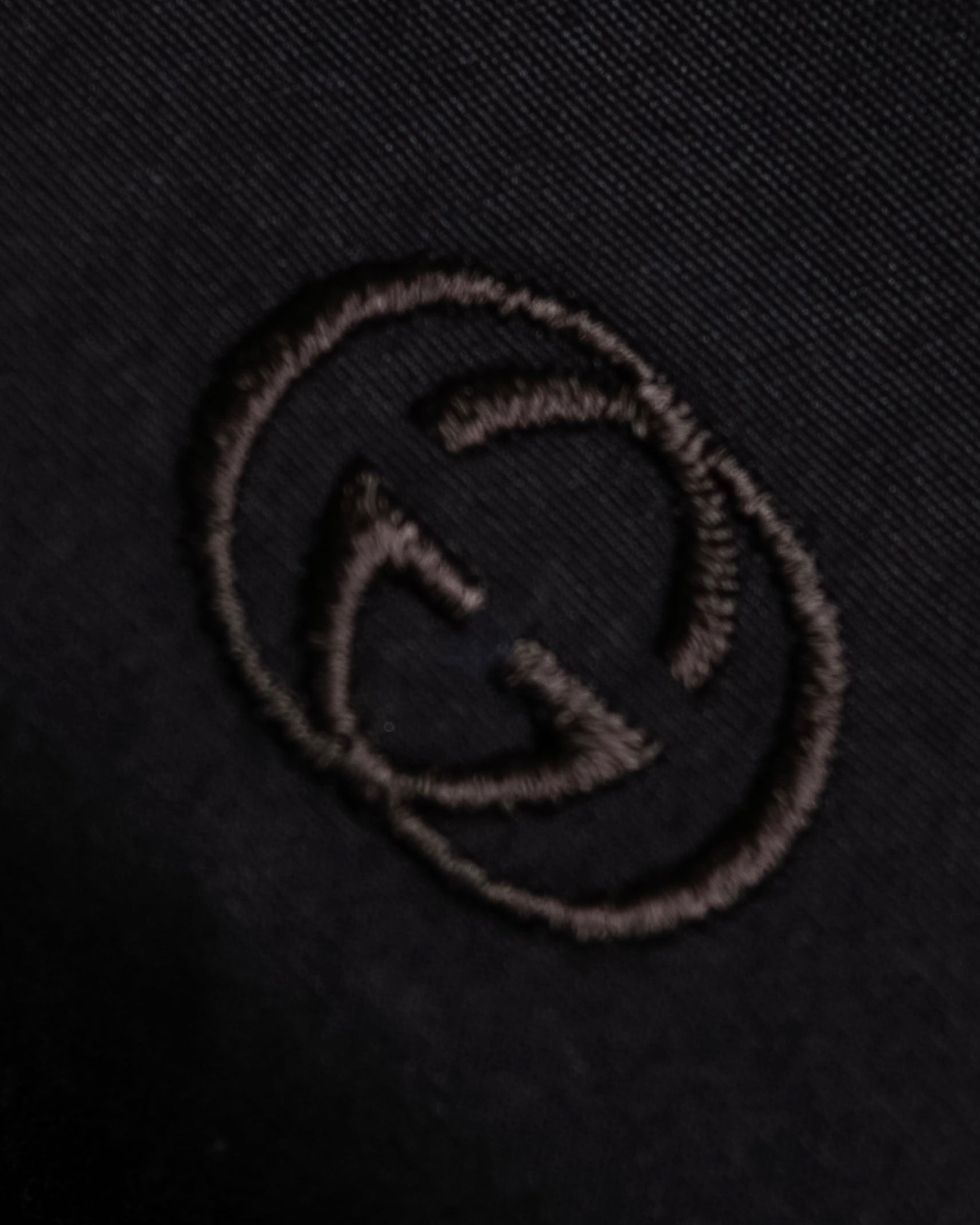 "GUCCI" Spread collar embroidered cotton shirt