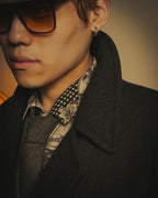 -SPECIAL- “Maison Martin Margiela” 2011-2014 Short wool blend chesterfield coat