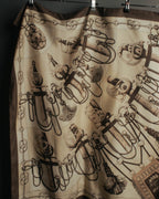 "Hermès" Cliquetis、J. Abadie silk scarf