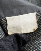 "BURBERRYS" Fine check pattern herringbone coat