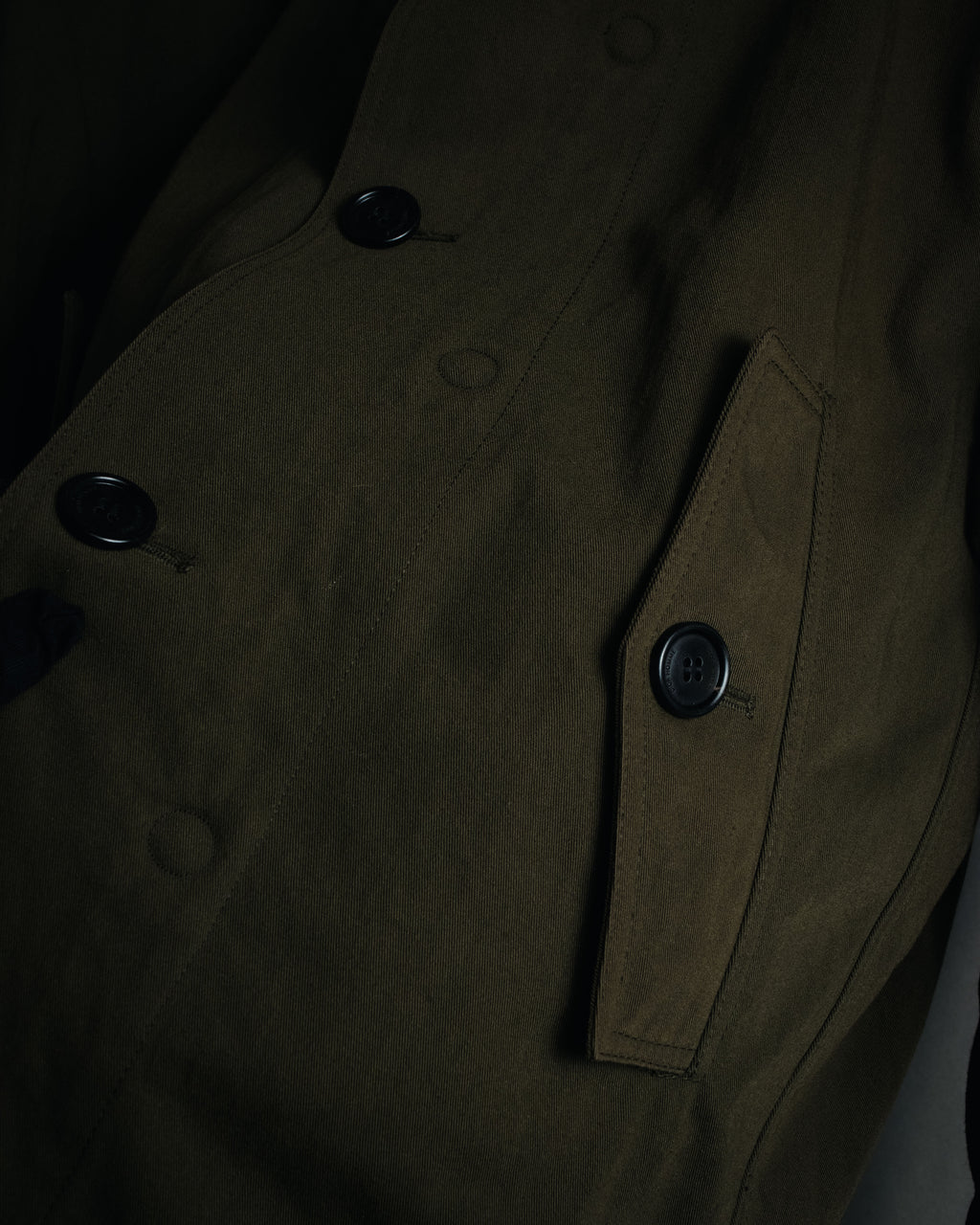 "Dior" 22AW Kim Jones design military detail hooded coat
