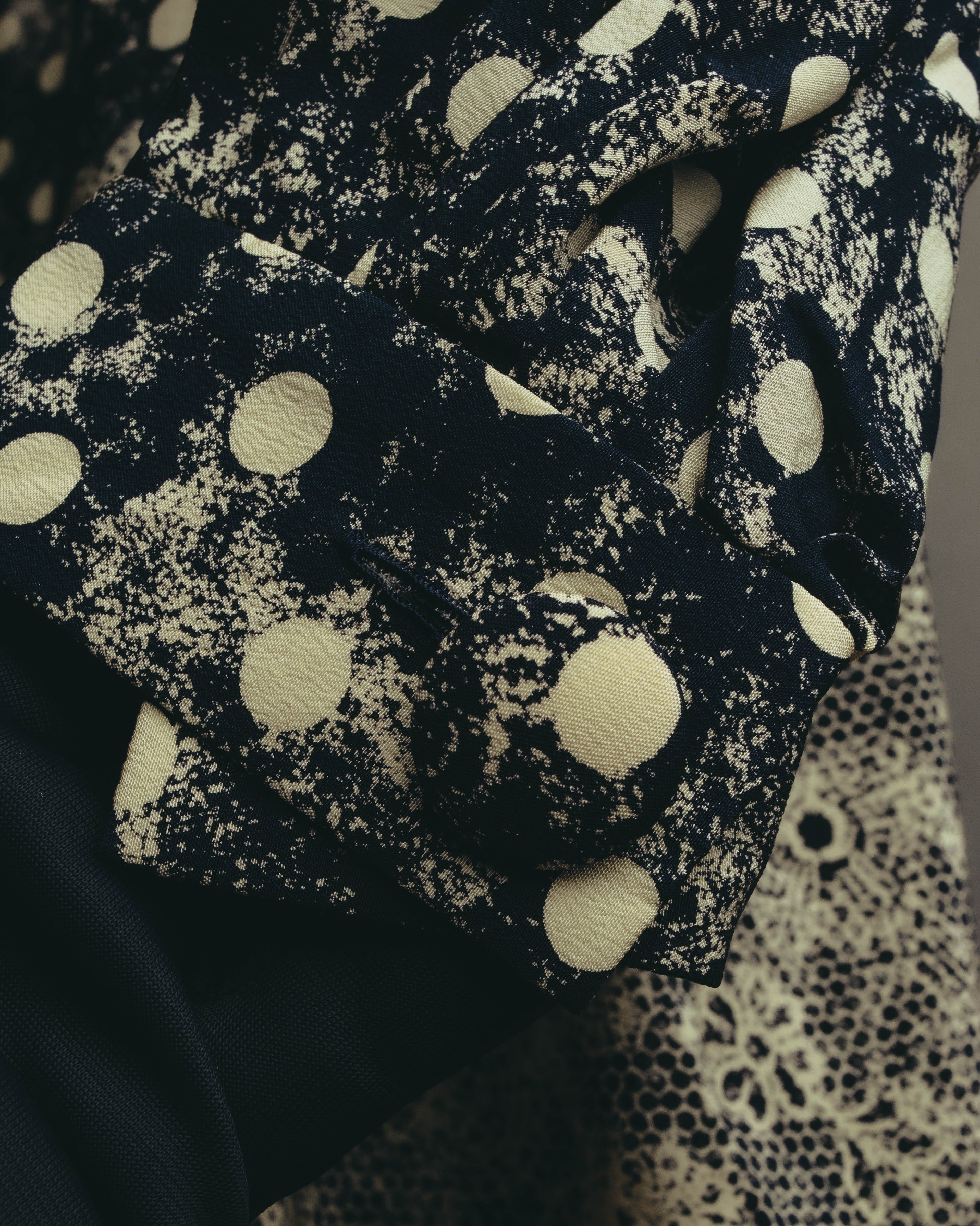 "Christian Dior" 80's-90's Elegant printed silk blouse