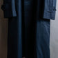 "BURBERRYS" Cotton polyester twill long length stand collar coat