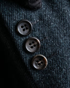 "COMME des GARCONS HOMME DEUX" Box silhouette heather grey tailored jacket