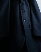 “BALENCIAGA” pinstripe beautiful shape tailored jacket