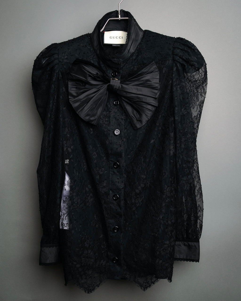 -SPECIAL- “GUCCI“ 2017-18 Fall winter lace bow blouse