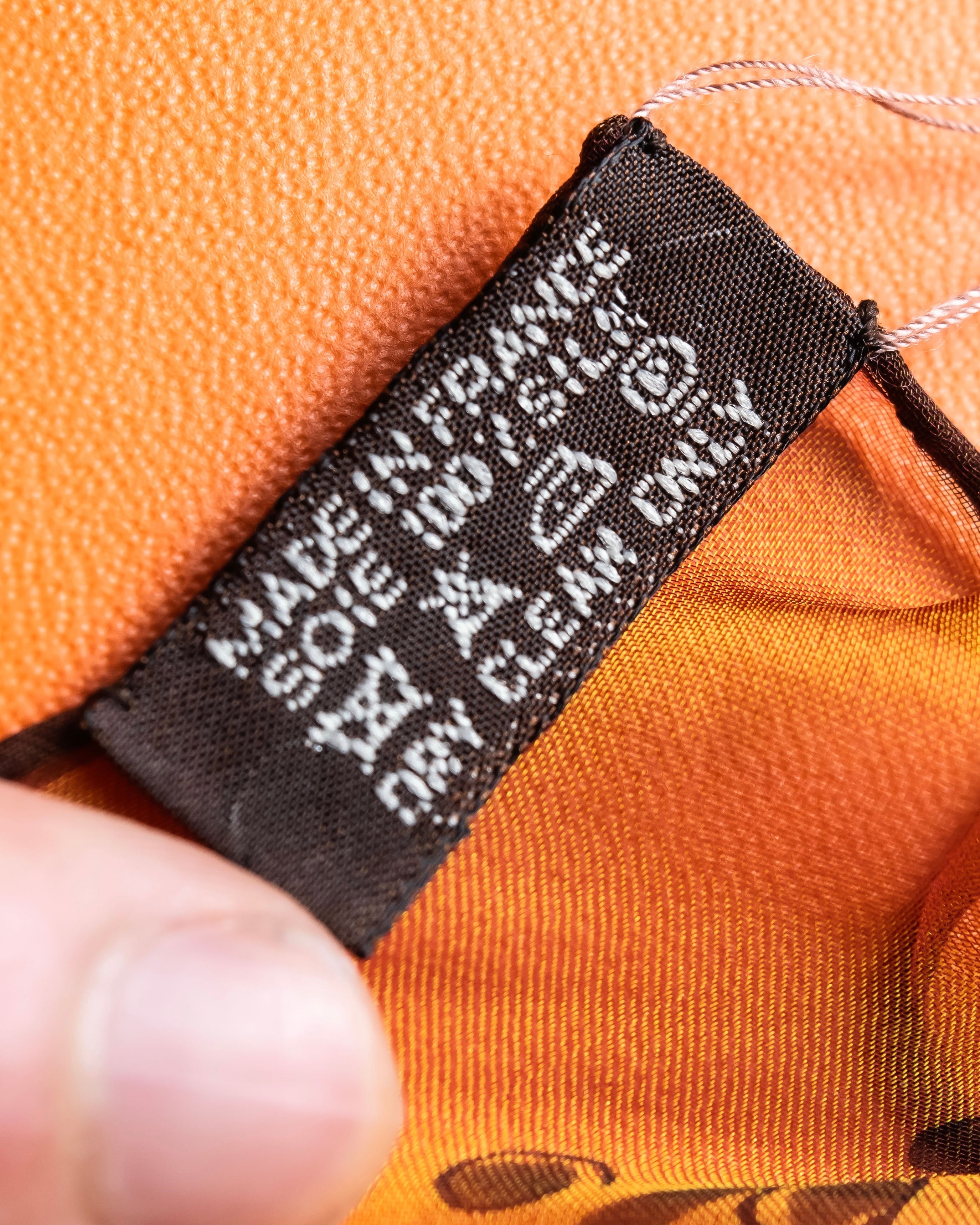 "HERMES" Exotic motif carre scarf