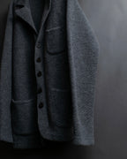 "OUR LEGACY" Patch pocket design lambswool knit jacket