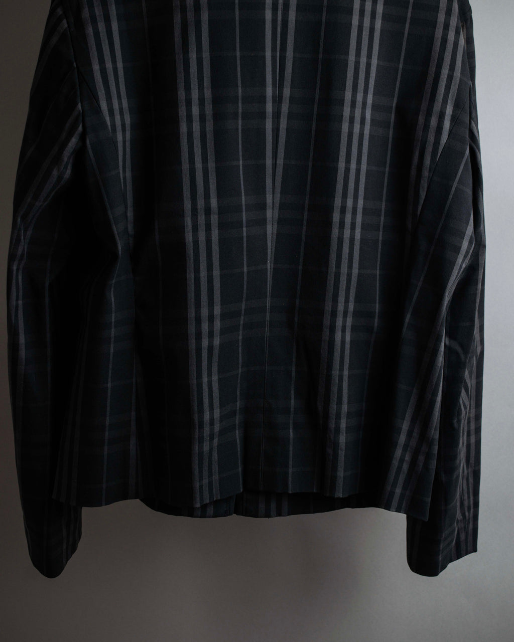 "BURBERRY" Combination leather design check pattern one-shoulder bag