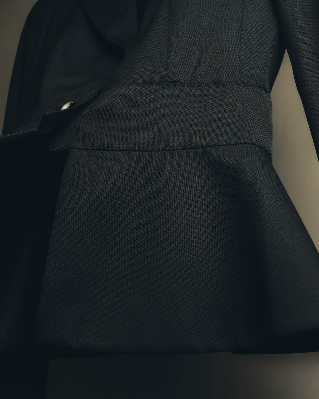 "CELINE" 00's Fitted peplum wool blazer