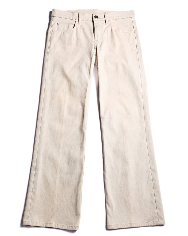 MIU MIU/ Back Metal Logo Designed Riding Pants Beige