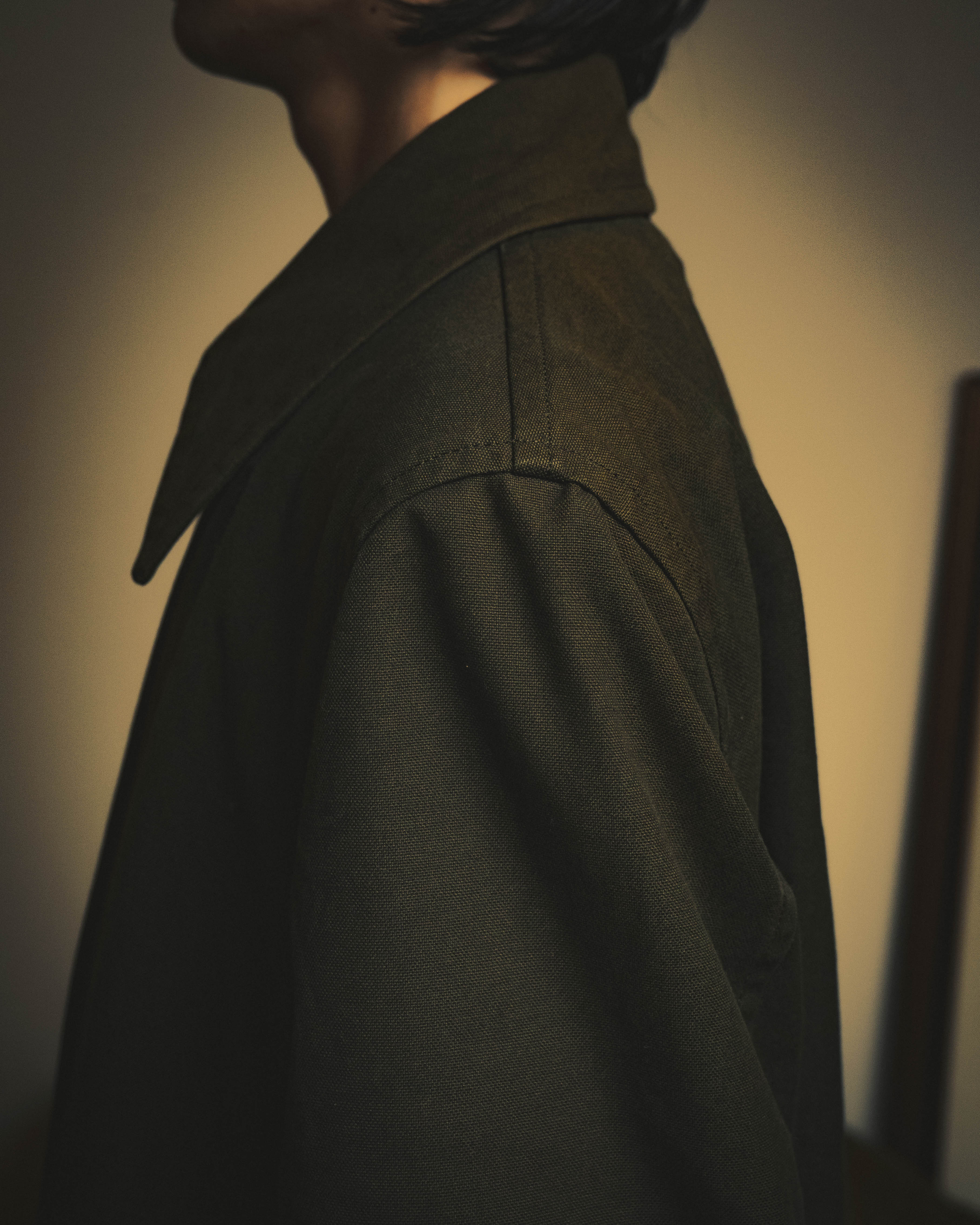 -SPECIAL- "COMME des GARÇONS HOMME" 03AW Asymmetric zip long coat