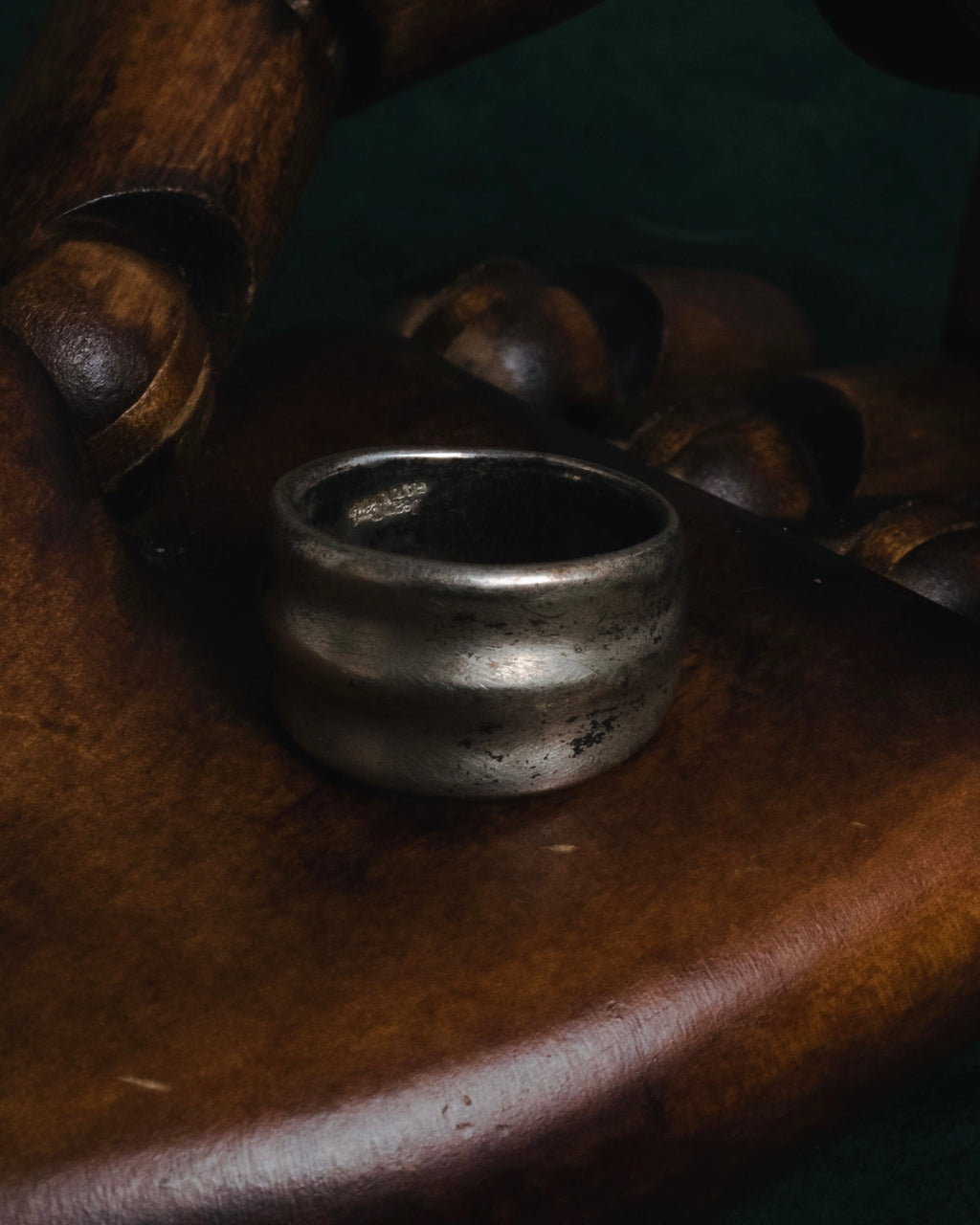 "Jean Paul GAULTIER" 90’s-00’s Sculpted wave band ring