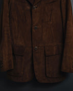–SPECIAL– "Salvatore Ferragamo" 00’s reversible shearling sheep skin jacket