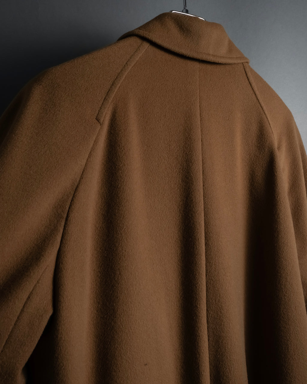 "FENDI" 90's Italian classic 100% cashmere belted coat
