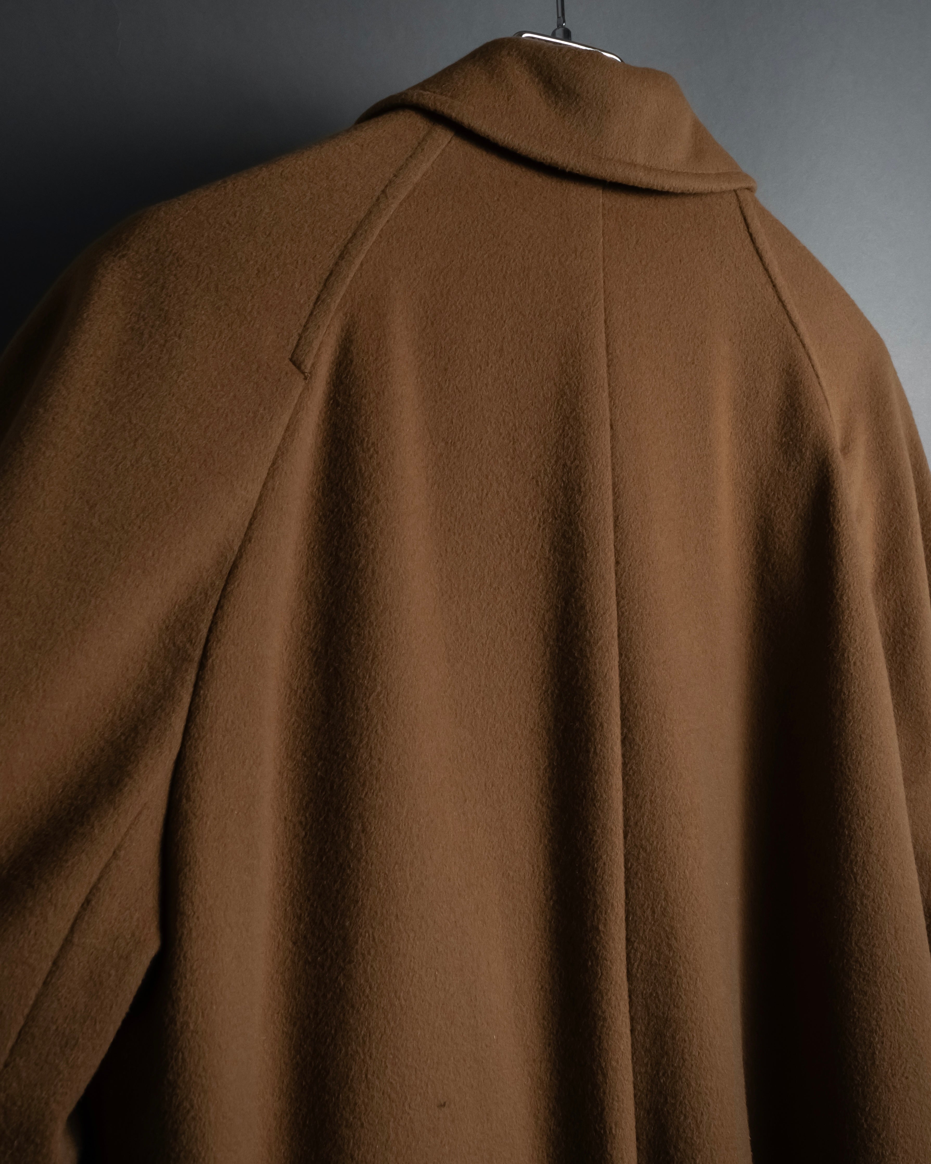 "FENDI" 90's Italian classic 100% cashmere belted coat