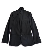 BALENCIAGA/ Chin Strap Detailed 2B Single Breasted Tailored Jacket