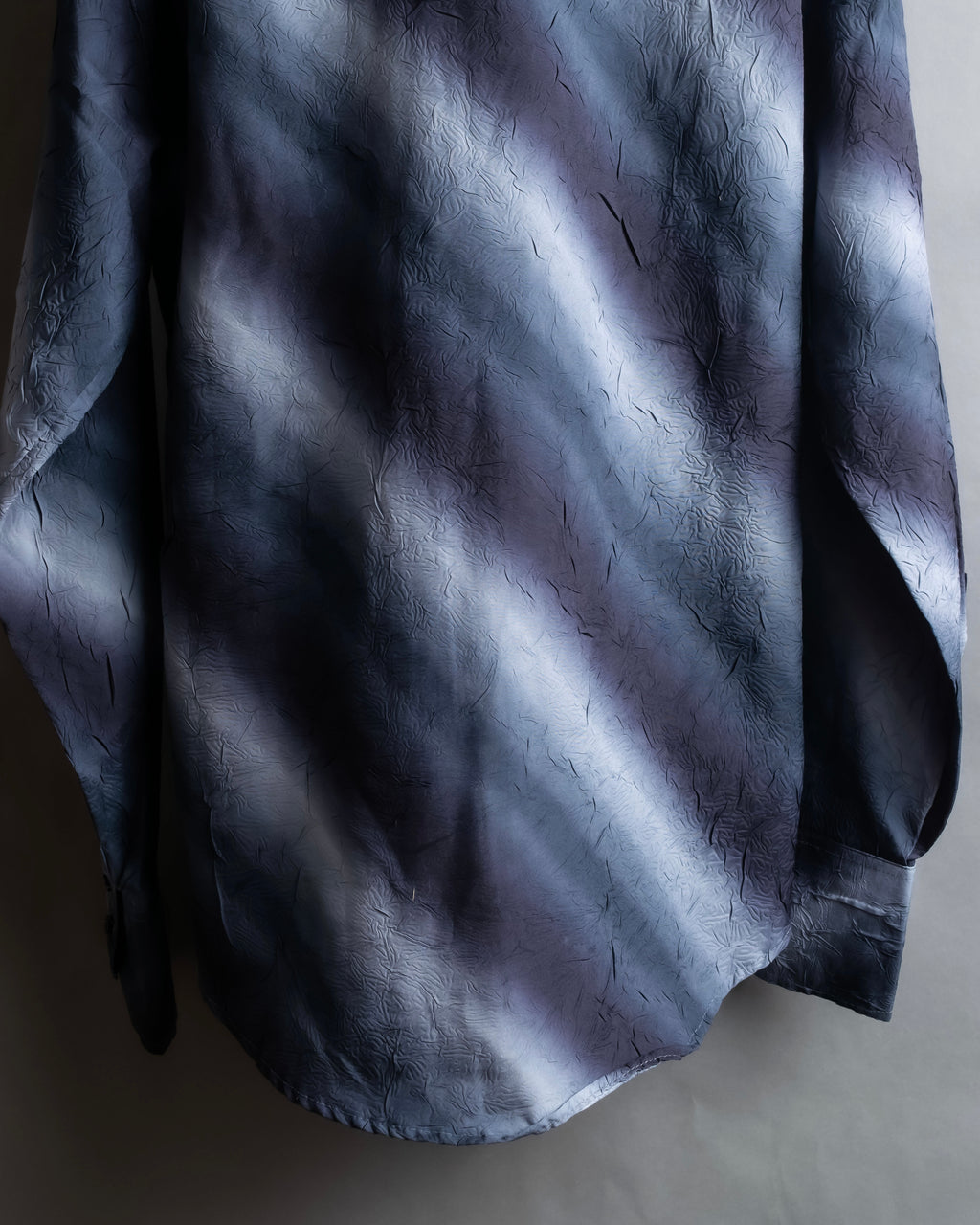Vintage wrinkled unevenly dyed shirt