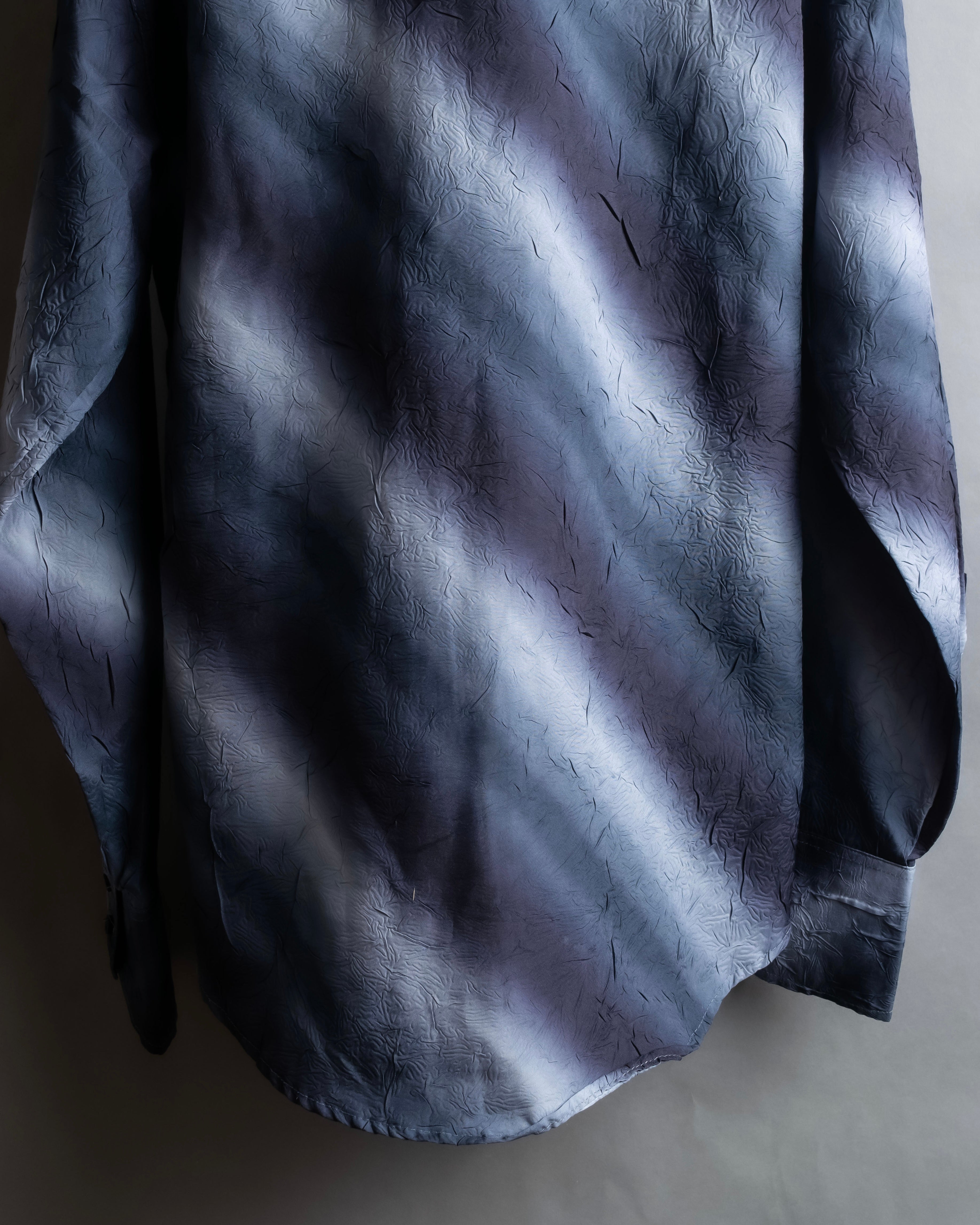 Vintage wrinkled unevenly dyed shirt