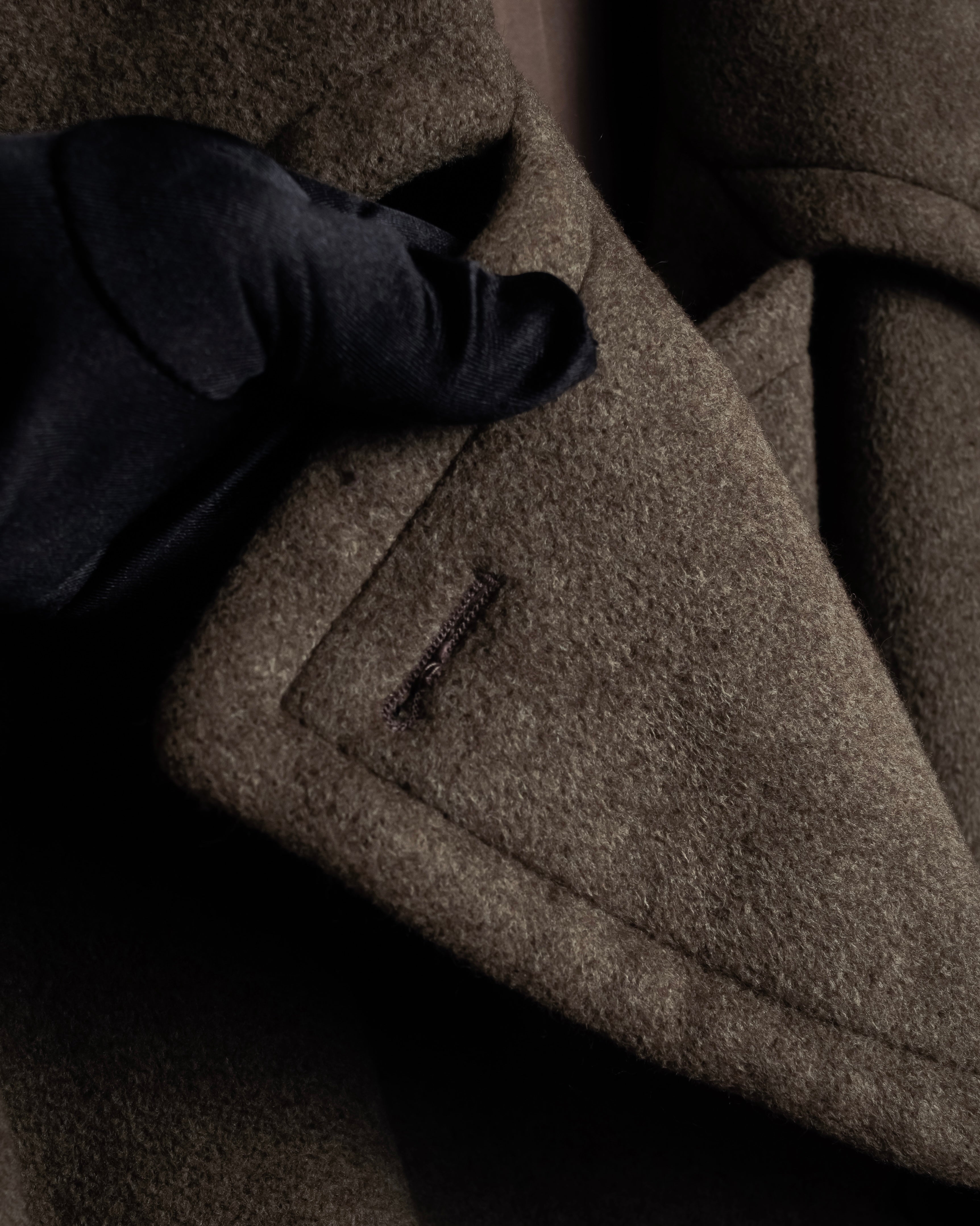 -SPECIAL- “GUCCI × ZAMASPORT” 1989–1994 Double Breasted Long Coat