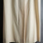 "HERMES" 100% wool ivory color flare skirt