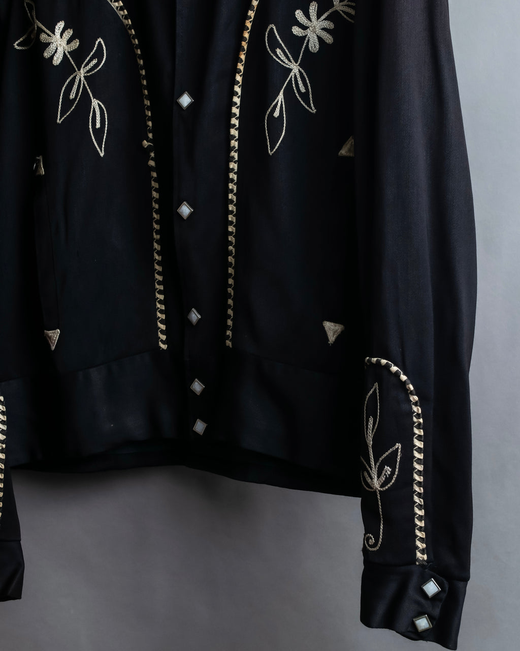 "Vintage Western detail shirt jacket"